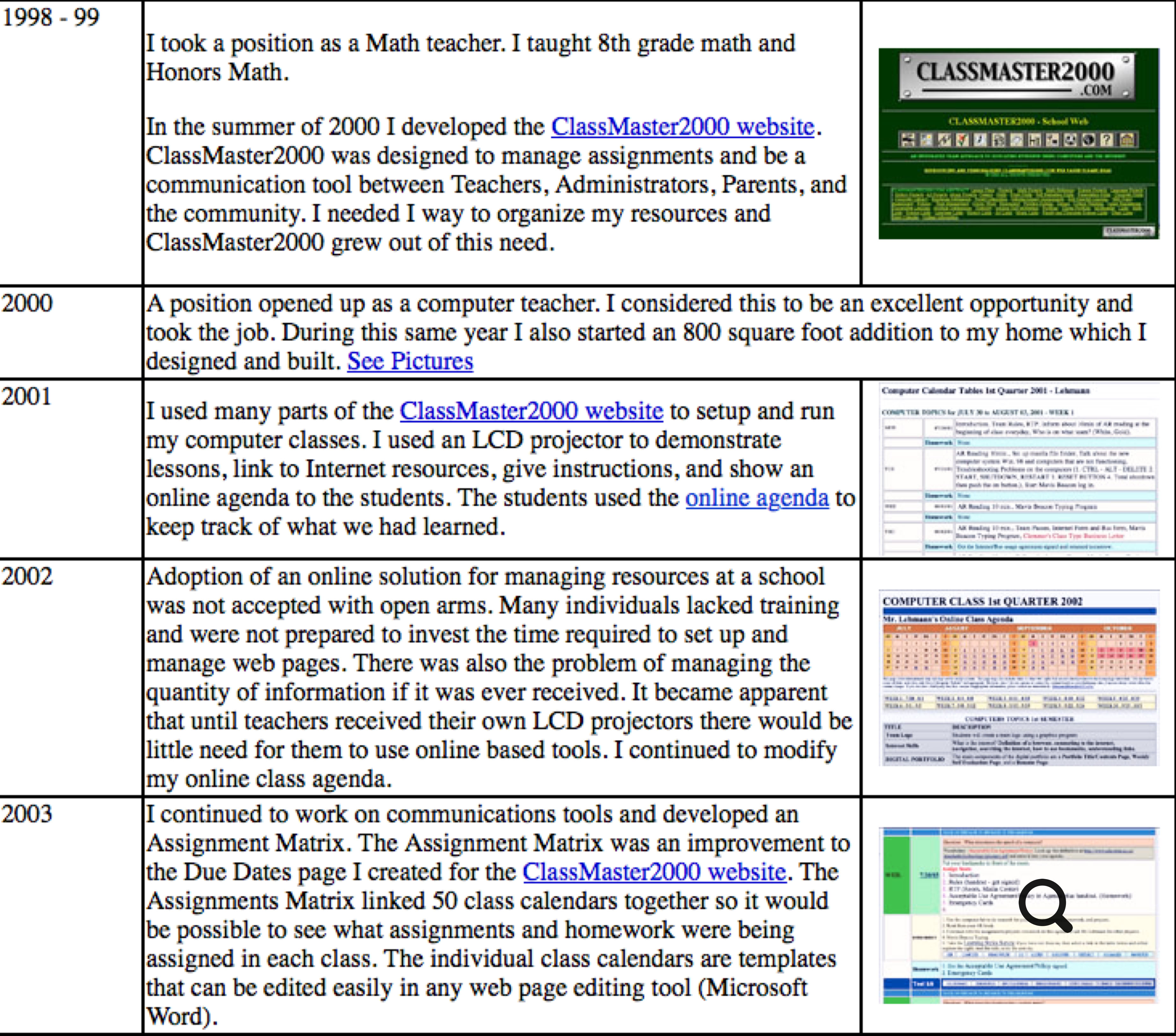 Richard Lehmann Project Timeline 02